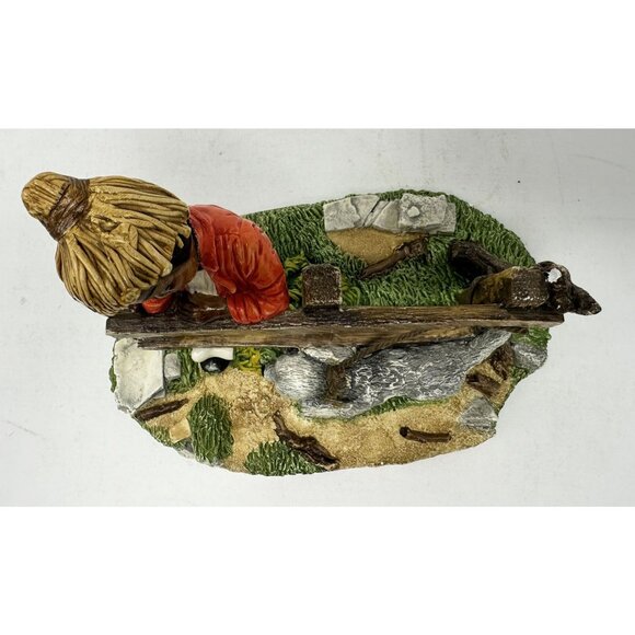 NATURECRAFT KNICK KNACK PADDY WACK Dog Bone #979 Black Americana England 1988 - Picture 5 of 12